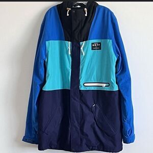 Neff Jacket Men “Trifecta 2" Snowboard Insulated Color Block Outdoors Active